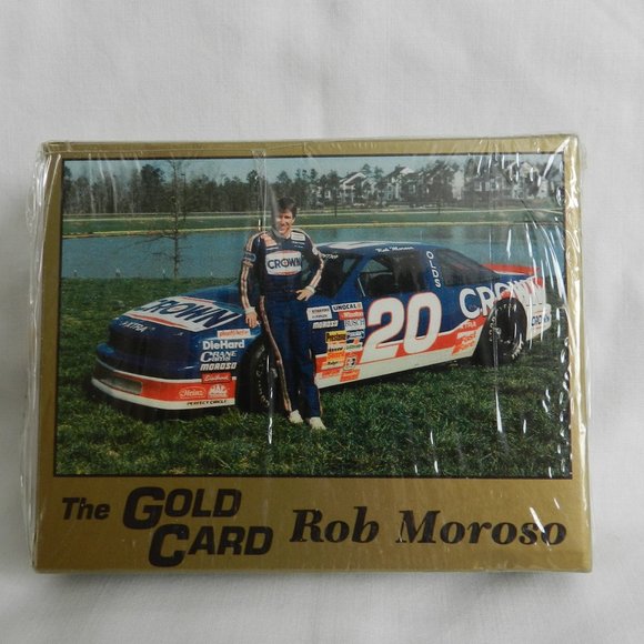The Gold Card Rob Moroso Rising Star Nascar Factory Sealed B - Picture 2 of 4
